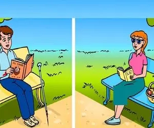 هوش تصویری؛ اگه فکر میکنی زدی رو دست باهوشا بگو بین آقا و خانومه نابینا کدوشون قاتله؟