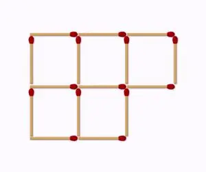 هوش تصویری؛ اگه رتبه اول باهوشای ایرانی با حذف 3 تا کبریت 3 تا مربع بساز زیر یک دقیقه!