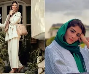 استایل مینیمال پردیس پور عابدینی در جشنواره فجر؛ دختر چادری آقازاده چه کتی پوشیده!