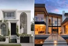 مدرن ترین نماهای ساختمان ویلایی مد 2026؛ زیبایی و اصالت، رنگ مناسب و متریال امروزی