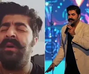 آواز ماندگار؛ بهنام بانی با چه عشق و بغض آهنگ نشسته ام کنار تو رو میخونه ریشاشو!