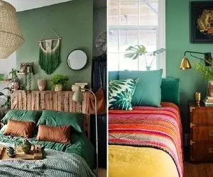 سبز که فقط زیتونی و چمنی نیست بیا با رنگ مریم گُلی اتاق خوابتو خوشگل دیزاین کن