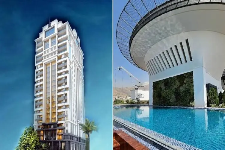 معماری خلاقانه؛ داخل واحد 950 متری با قیمت 2100 میلیارد در هرمس لاکچری ترین برج ایران