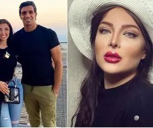 فیگور منشوری زنِ سپهر حیدری وقتی تا بیخ پاچَشو ور مالید؛ چشای رنگش چه نگاهی داره!