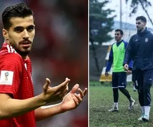 چرا سعید عزت اللهی به جای پرسپولیس با ملوان تمرین کرد؟