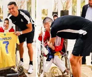 ادعای عجیب مارکا؛ شکایت از رونالدو به خاطر در آغوش کشیدن فاطمه!