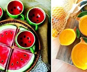 ظرف های شیک مخصوص چیدمان شیکتر برای یلدا / سرامیکی یا شیشه ای شما کدوم رو دوست دارید؟