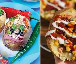 طرز تهیه سیب زمینی شکم پر؛ یه غذای آسون و خوشمزه که از بس خوش قیافَس دل همه رو برده