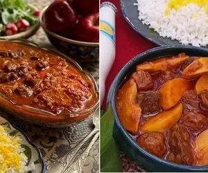 خورش سیب آلو اصیل، طعم ملسی که مزه بهشت میده / طرز تهیه همراه با فوت و فن خوشمزه شدن