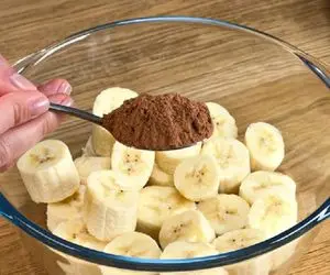 آموزش آشپزی؛ یه دسر جذاب با موز و کاکائو بدون آرد و شکر
