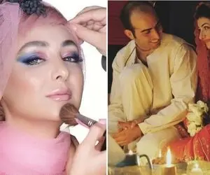 ویدا جوان نبود نبود یهو با یه فِیس دلبر تو اتاق گریم اومد؛ ازدواج فضایی خانم با آقاشو!