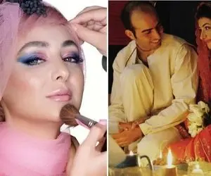 ویدا جوان نبود نبود یهو با یه فِیس دلبر تو اتاق گریم اومد؛ ازدواج فضایی خانم با آقاشو!