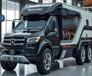 دنیای خودروسازی / کمپر ون مرسدس یک خانه متحرک آفرود برای ماجراجویی
