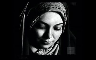 همسر مهناز افشار در مراسم چهلم «آزاده نامداری» + عکس