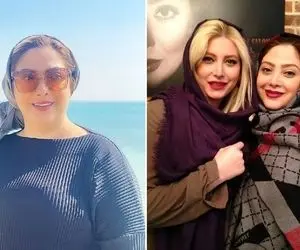 "مریم سلطانی" بازیگر ساده باخانمان سالن خوشگلاسیون زده خودشم شده مدددل؛ هعی بابا خفن!