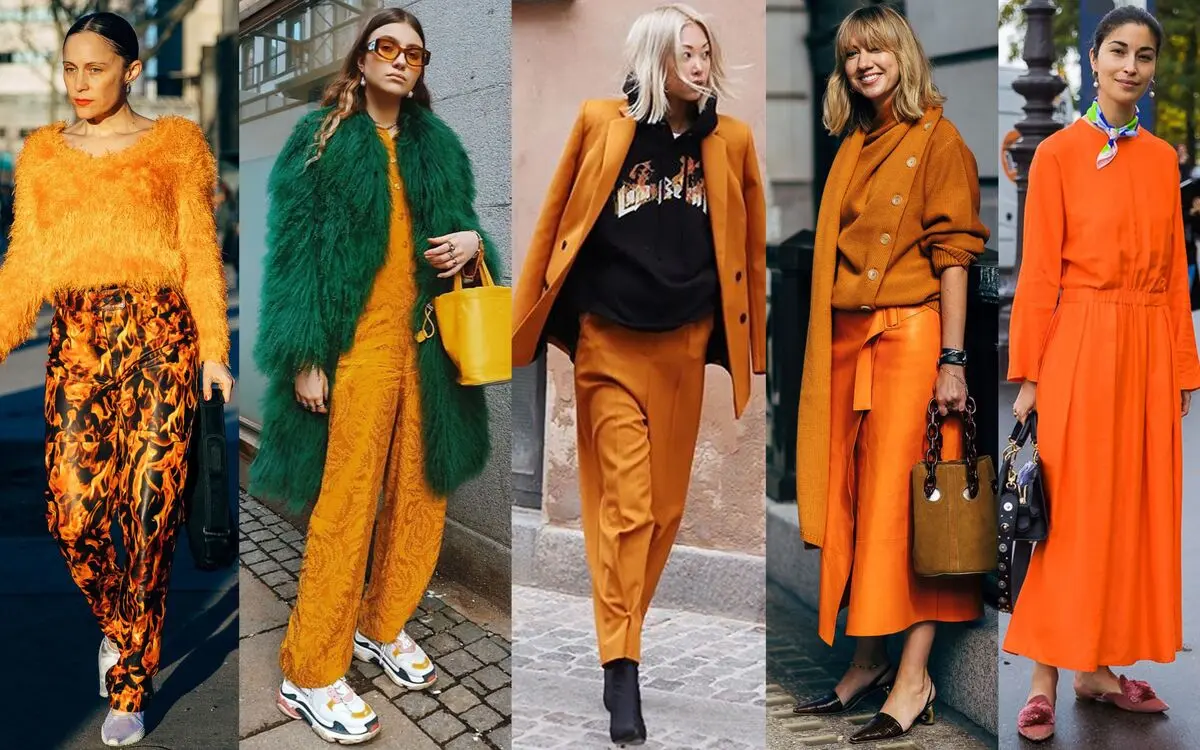 چطور نارنجی بپوشیم