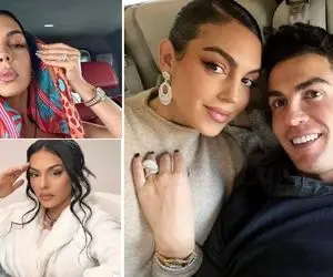 تیپ توووپ جورجینیا کنار دریای سعودیا وقتی خیلی گرمه؛ خواهرزن رونالدو رو باخ!