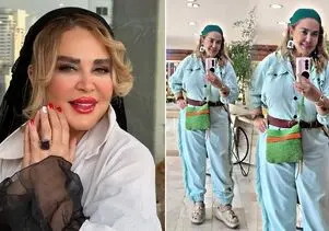 دکور خانه بازار شام طور و سفره خونه ای بهار رهنما؛ نشیمن و آشپزخانه ای با حمله رنگ ها