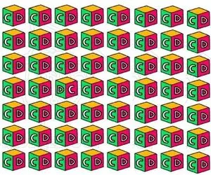 بازی فکری؛ فقط ۳ ثانیه فرصت داری تا مکعب بازی را اسکن کنی و بگی کدوم مطابقت نداره 