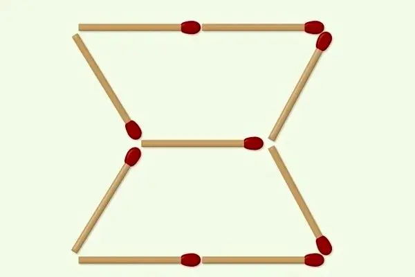 بازی فکری؛ نوابغ در حد لالیگا با جابجا کردن دو چوب کبریت، سه تا مثلث میسازن