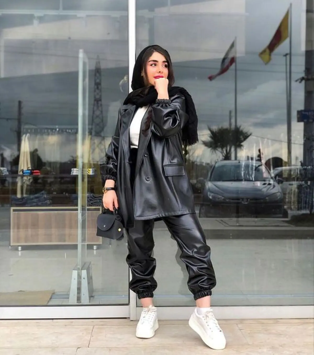 با پالتو چرم چی بپوشیم