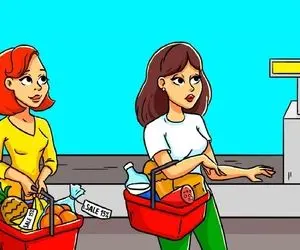 هوش تصویری؛ اگه زدی رو دستت باهوشا بگو کدوم از این خانومایی که اومده خرید پولداره؟