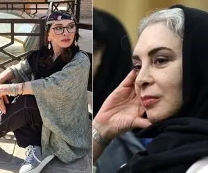 افسانه بایگان 60 ساله با تیپ تینیجریش؛ خانم خانما چه آوازی هم می خونه!