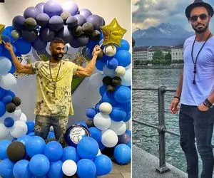 جشن پر زرق و برق آقای بازیگر برای برد استقلال!