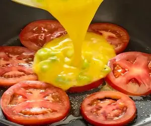 آموزش آشپزی؛ 3 تخم مرغ و 1 گوجه میشه این صبحانه جذاب