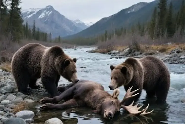 بر مدار وحش؛ گوزن؛ خرس