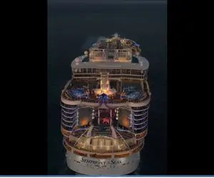 کَشتی‌های خفن؛ این کشتی کروز  شبیه یه سالن کنسرته دیزانشو ببین فقط