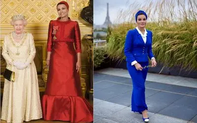 استایل های جذاب و لوکس ملکه زیبای قطر؛ زلزله زنانه خاورمیانه برند پوشه اونم چه برندهایی