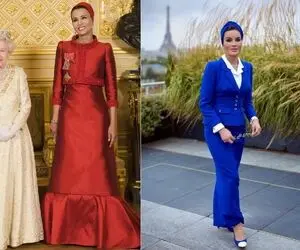 استایل های جذاب و لوکس ملکه زیبای قطر؛ زلزله زنانه خاورمیانه برند پوشه اونم چه برندهایی