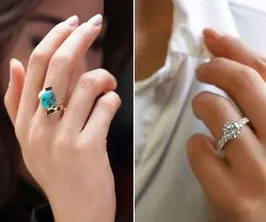 انگشتر مناسب انگشت های پهن و کوتاه / اگه تو عکسا دستت تپل میفته چون از اینا نمیندازی