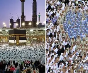 هدف مردان ترکیه از حلقه زدن دور زنان کاروانشان در حج؛ نظمی که سوژه عکاسان شد