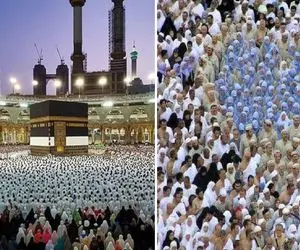 هدف مردان ترکیه از حلقه زدن دور زنان کاروانشان در حج؛ نظمی که سوژه عکاسان شد