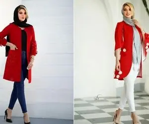 مانتوی قرمزُ با شلوار چه رنگی ست کنیم؟
