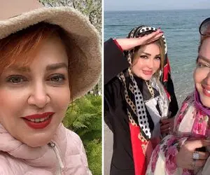 "بهاره رهنما" با حجاب زوری تو تولد؛ چهرش یه شکل دیگه شد!+عکس